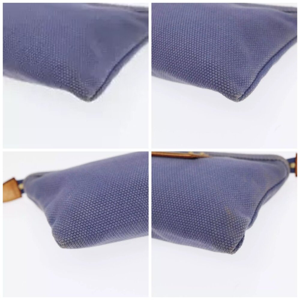 LOUIS VUITTON Antigua Pochette Platt PM Pouch Blue M40070 LV Auth th5273 - Picture 12 of 14